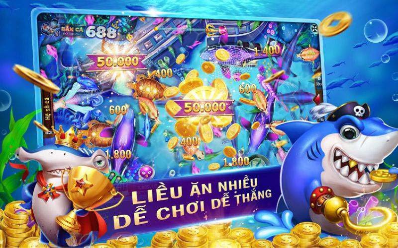 Kho vũ khí hiện đại sức công phá mạnh của bắn cá Jackpot