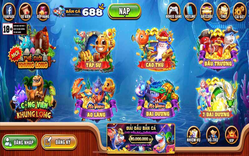 Bắn cá online đổi thưởng - Game ăn khách với tính giải trí cao