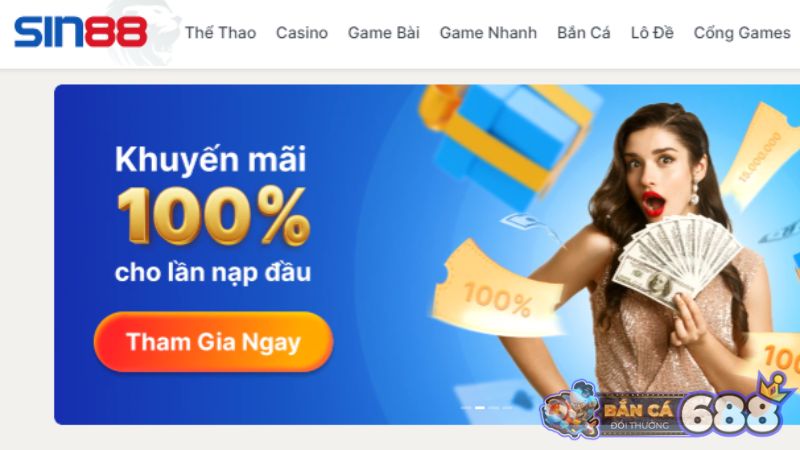 Tặng ngay 100% giá trị tiền nạp đầu cho tân thủ