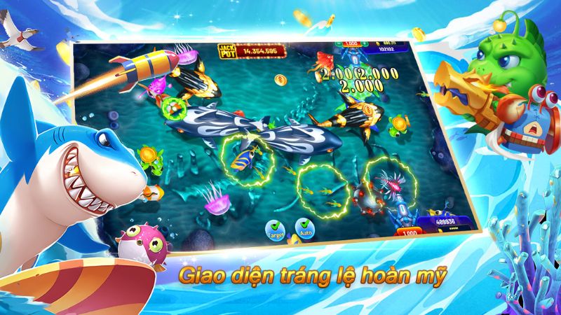 tro choi san ca map 3 Săn cá mập: Link đăng nhập và link download full các phiên bản